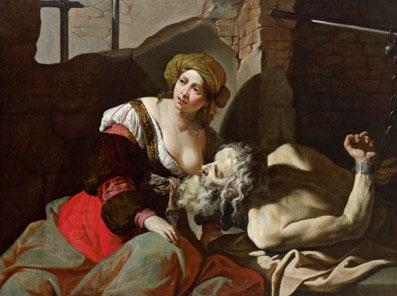 Bernardino Mei Caritas romana oil painting picture
